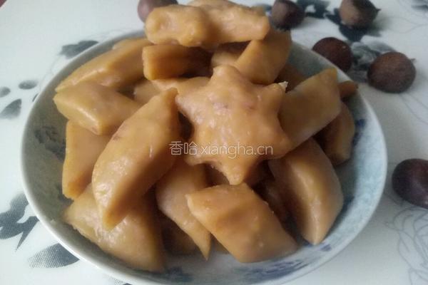 牛奶栗子红薯糕的做法图解7