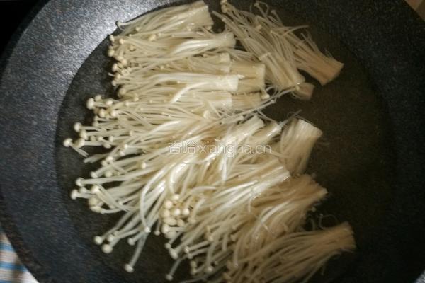 肉末金针菇的做法图解3