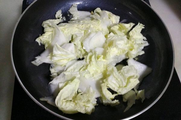 白菜炒干豆腐的做法图解5