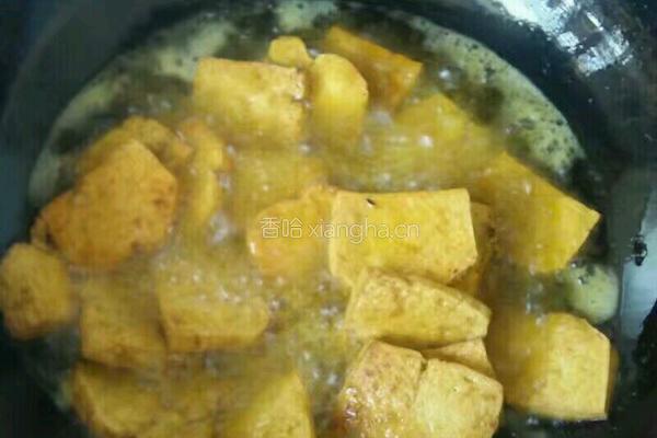 豆泡油菜的做法图解2