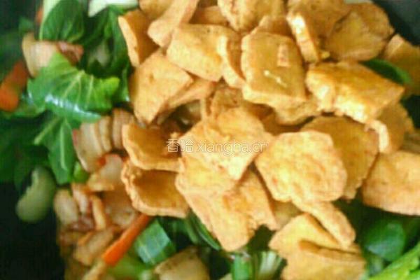 豆泡油菜的做法图解5