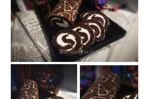 长颈鹿蛋糕卷的做法图解1