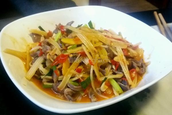 酸辣鸡胗的做法图解6