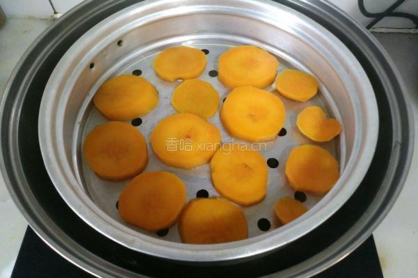 黑芝麻红薯发面饼的做法图解4