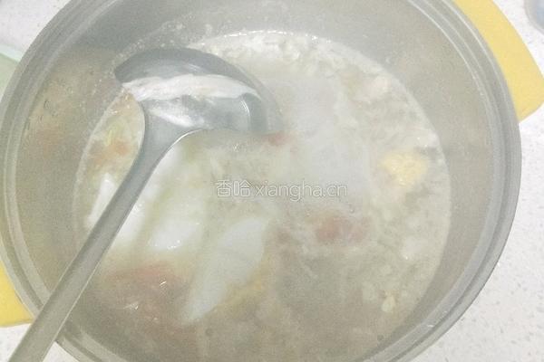 西红柿圆白菜鸡蛋面的做法图解5