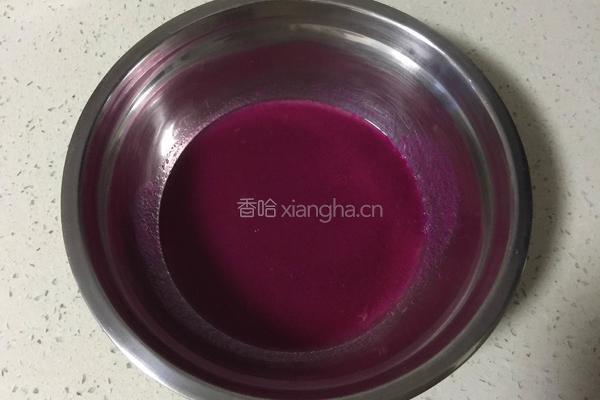 火龙果戚风蛋糕(8寸)的做法图解2