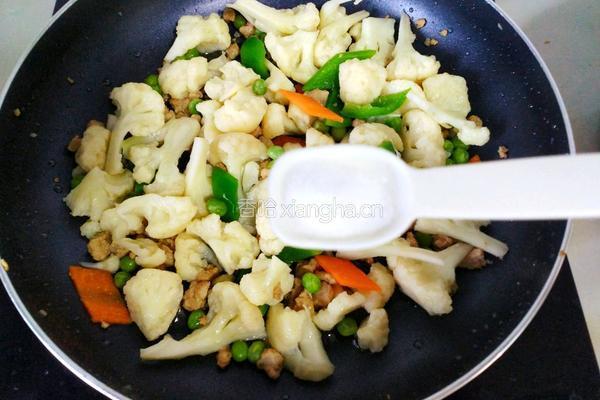 蒜蓉菜花的做法图解18