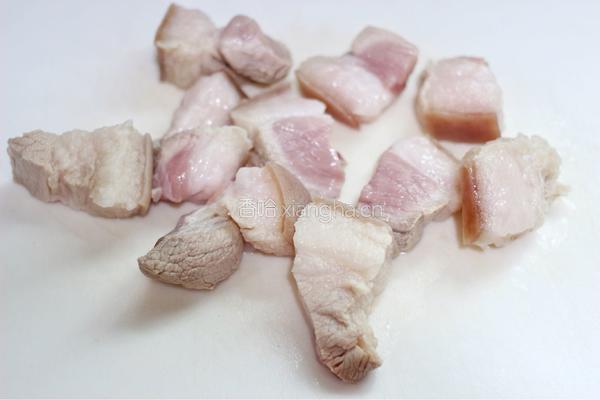 莴苣香菇红烧肉的做法图解3