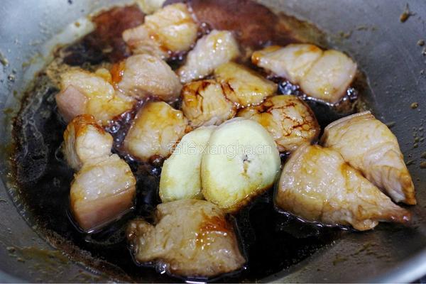 莴苣香菇红烧肉的做法图解7