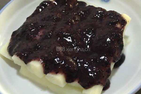 宝宝辅食（蓝莓山药糕）的做法图解5