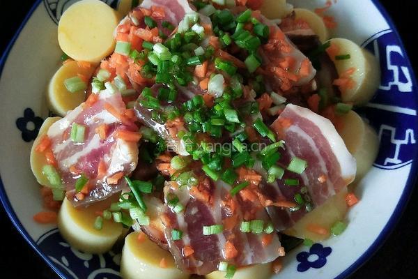五花肉蒸豆腐的做法图解7