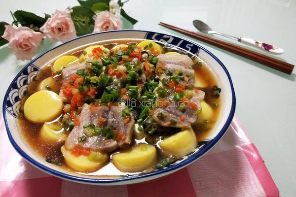 五花肉蒸豆腐的做法图解8