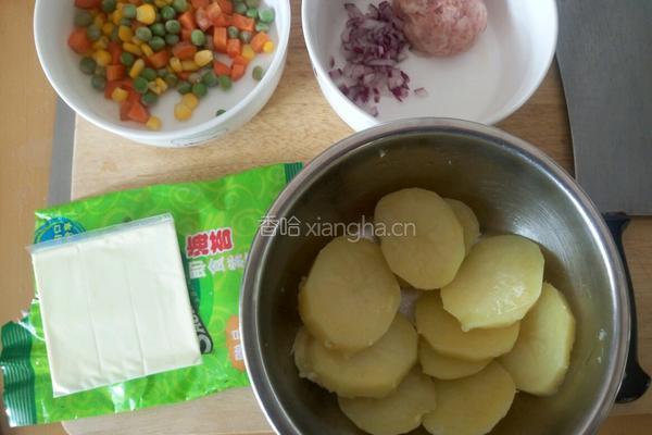 芝士肉酱土豆泥的做法图解3