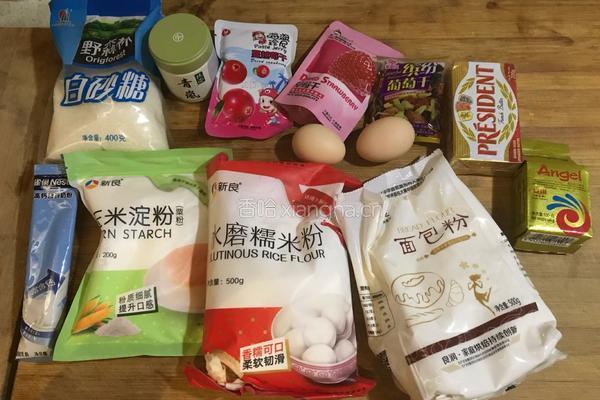 抹茶麻薯面包的做法图解1