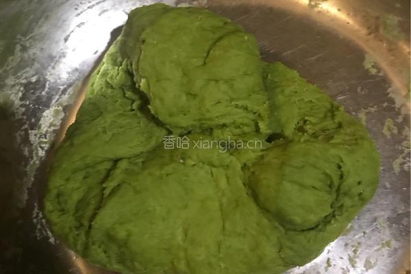 抹茶麻薯面包的做法图解2