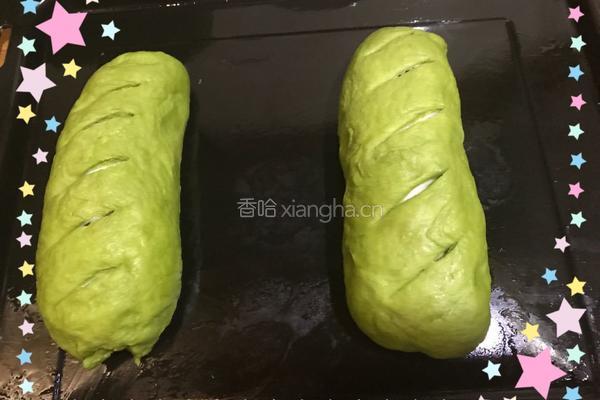 抹茶麻薯面包的做法图解11