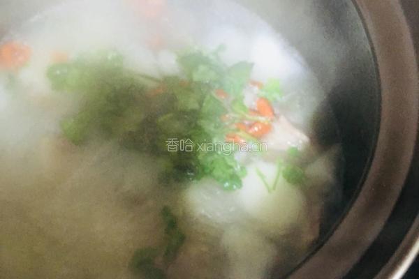 白萝卜羊排汤的做法图解26