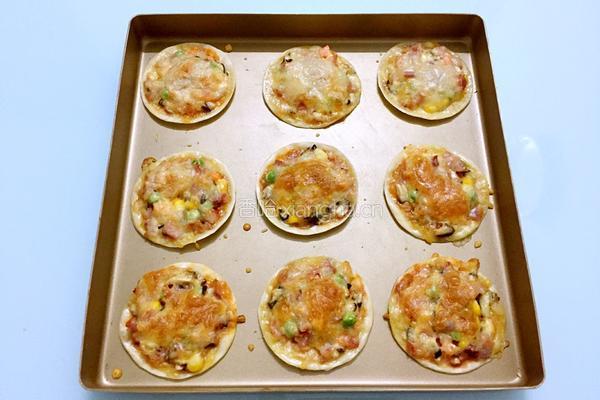 饺子皮披萨的做法图解11