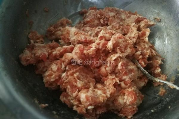 梅干菜肉馅黄甄糕的做法图解2