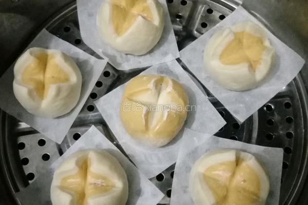 牛奶红薯开花馒头的做法图解17