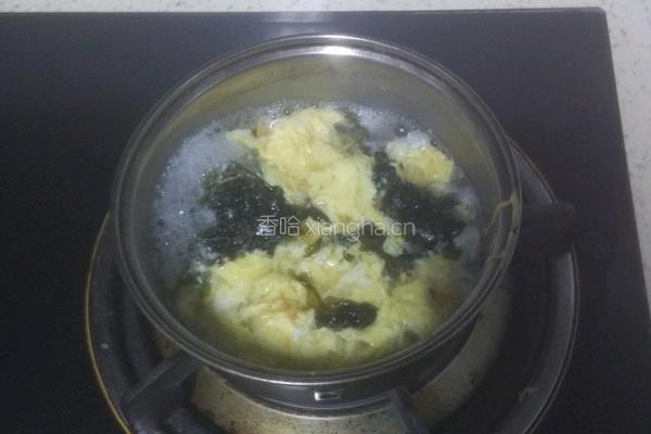 紫菜蛋花汤的做法图解4