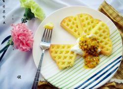 百香果华夫饼