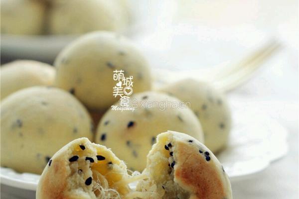 芝麻肉松麻薯：老少皆宜的咸口小点的做法图解12