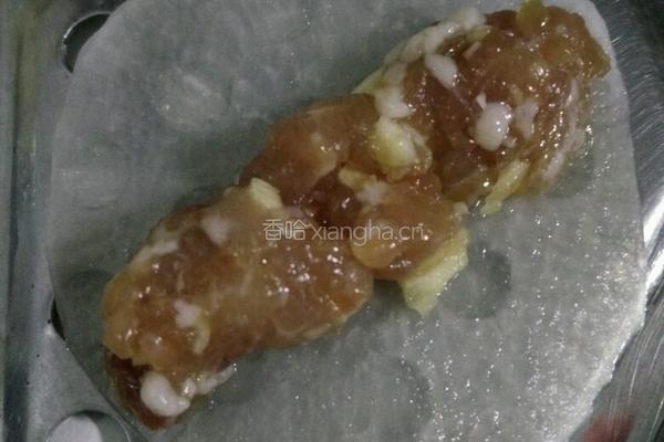 白萝卜卷肉的做法图解3