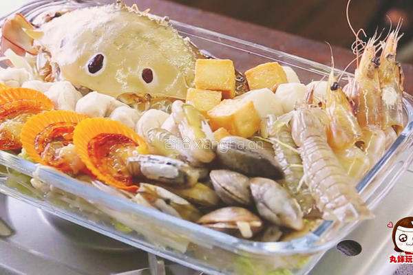 蒜蓉海鲜拼盘的做法图解7