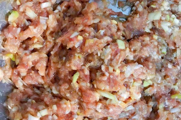 猪肉粉条肉饼的做法图解2