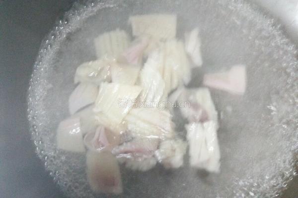 腰果鱿鱼花的做法图解4