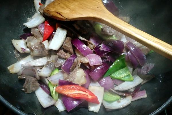洋葱炒卤牛肉的做法图解6