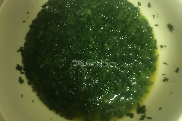 菠菜鸡蛋海苔卷～的做法图解4