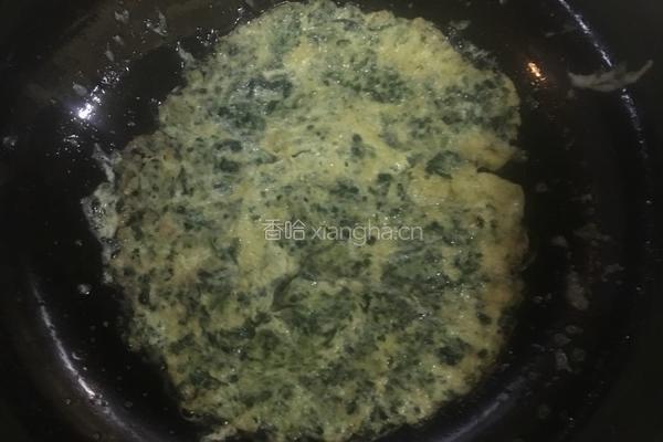 菠菜鸡蛋海苔卷～的做法图解5