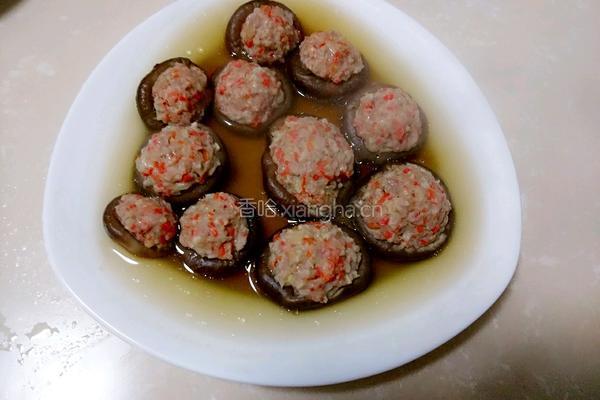 香菇酿肉的做法图解8