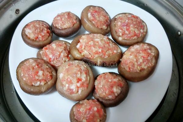 香菇酿肉的做法图解7