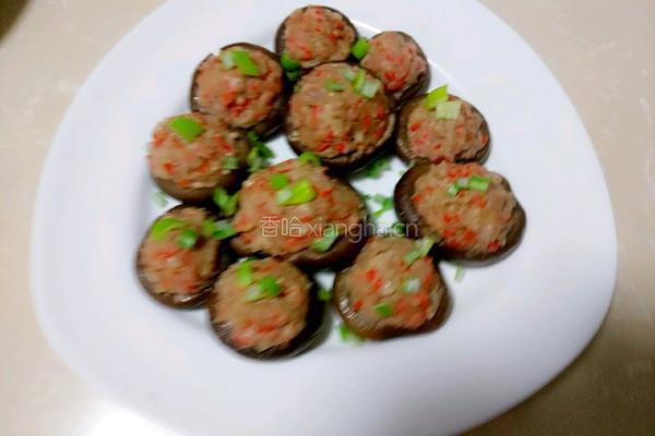 香菇酿肉的做法图解11