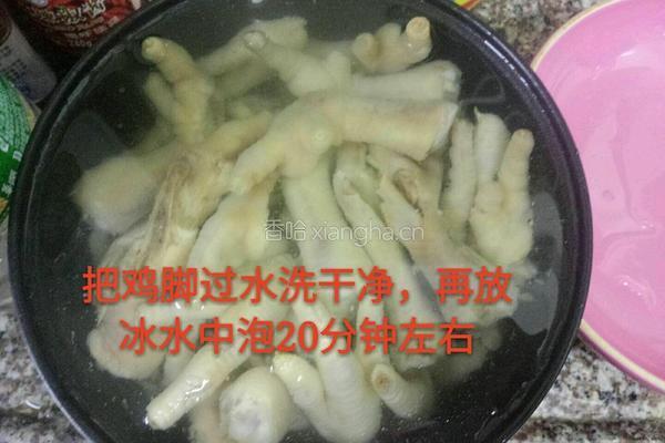 凉拌鸡脚的做法图解4