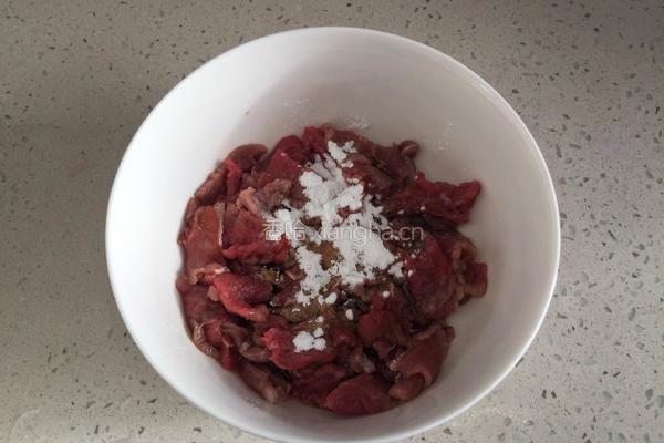 彩椒牛肉的做法图解3