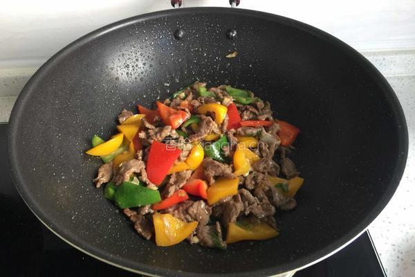 彩椒牛肉的做法图解7