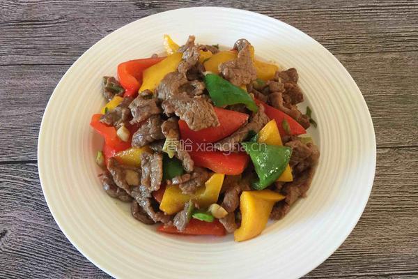 彩椒牛肉的做法图解8