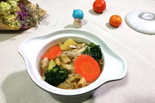 咸笋蔬菜汤的做法图解8