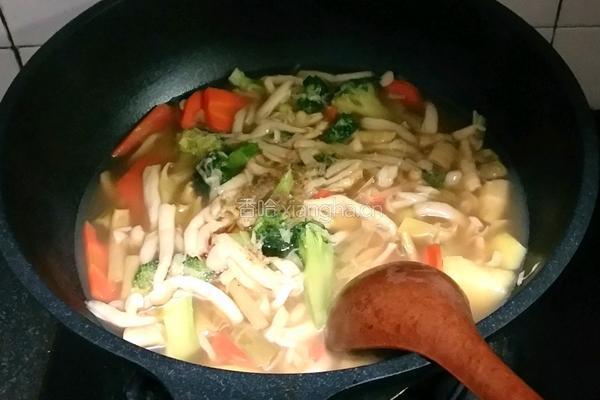 咸笋蔬菜汤的做法图解6