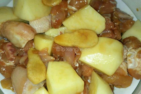 咖喱鸡腿焖土豆的做法图解6