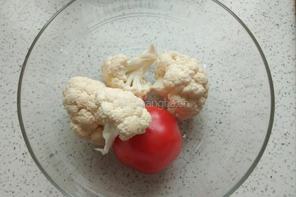 番茄菜花的做法图解1