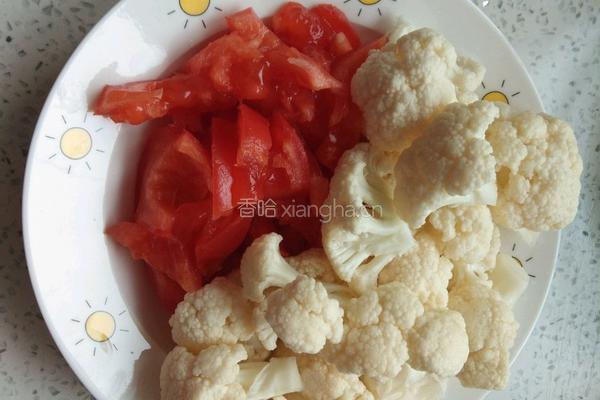 番茄菜花的做法图解2