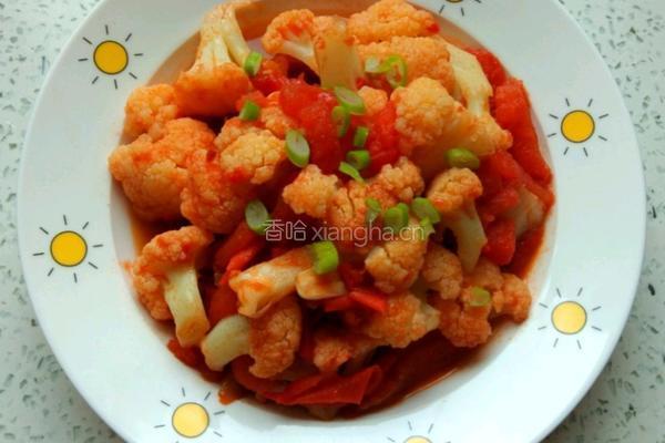 番茄菜花的做法图解7