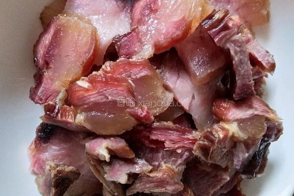 小炒腊肉的做法图解2