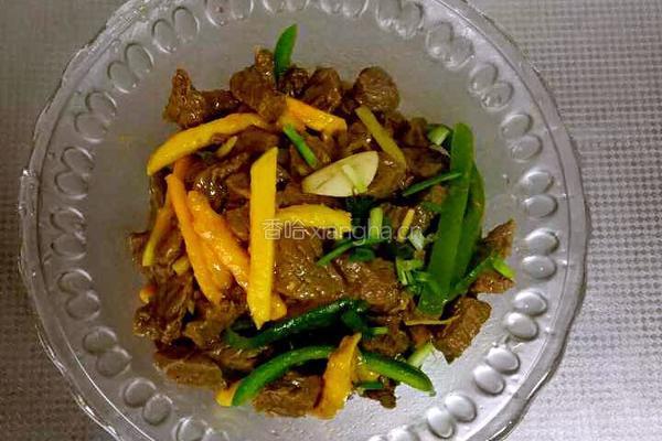 芒果牛肉的做法图解12