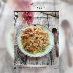 虾仁什锦锅巴饭的做法[图]
